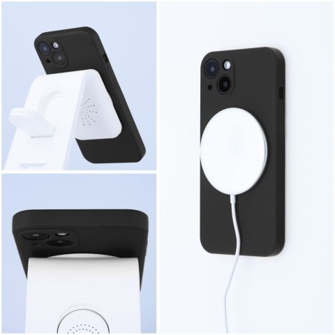 Futerał do iPhone 11 Silicone Mag Cover zgodny z MagSafe czarny