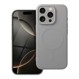 Futerał do iPhone 16 PRO Silicone Mag Cover zgodny z MagSafe tytanowy