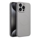 Futerał do iPhone 16 PRO Silicone Mag Cover zgodny z MagSafe tytanowy
