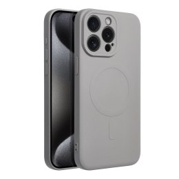 Futerał do iPhone 16 PRO Silicone Mag Cover zgodny z MagSafe tytanowy