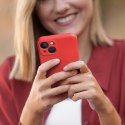 Futerał do Samsung S25 FE Silicone Mag Cover zgodny z MagSafe czerwony