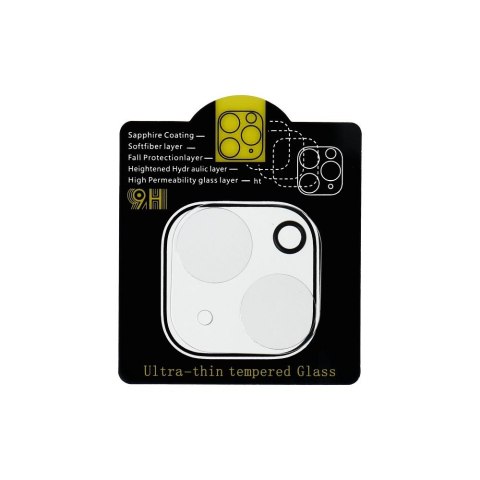 Szkło hartowane 5D Full Glue do aparatu - do iPhone 14 Transparent