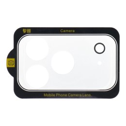 Szkło hartowane 5D Full Glue do aparatu - do iPhone 17 Pro Transparent