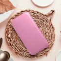 Etui z klapką na iPhone 16 PLUS Dual Pocket Book jasnoróżowe