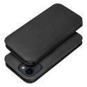 Etui z klapką na Samsung A15 5G Dual Pocket Book czarne