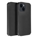 Etui z klapką na Samsung A15 5G Dual Pocket Book czarne
