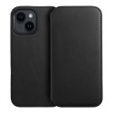 Etui z klapką na Samsung A15 5G Dual Pocket Book czarne