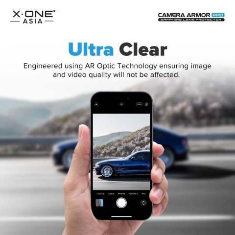 Szkło szafirowe X-ONE na obiektyw aparatu Camera Armor Pro - do iPhone 17 Air