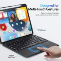 DUX DUCIS etui DK składane z klawiaturą bezprzewodową do iPad 4/5/6/iPad Pro 11 (2018/2020/2021/2022) czarne