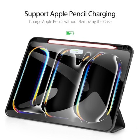 DUX DUCIS etui DOMO składane z miejscem na rysik do iPad Pro 11 (2024) czarne