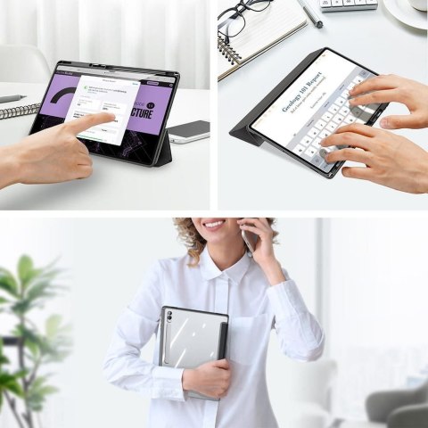 DUX DUCIS etui TOBY z miejscem na rysik do SAMSUNG Tab S10 Ultra/S9 Ultra/S8 Ultra czarne