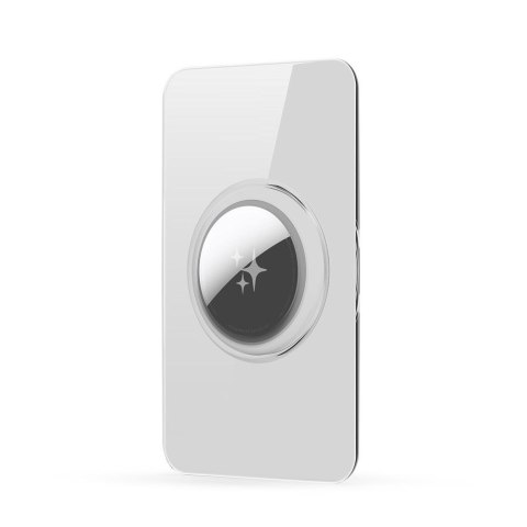 DUX DUCIS etui ochronne w kształcie karty do AirTag 2 szt transparentne + czarne