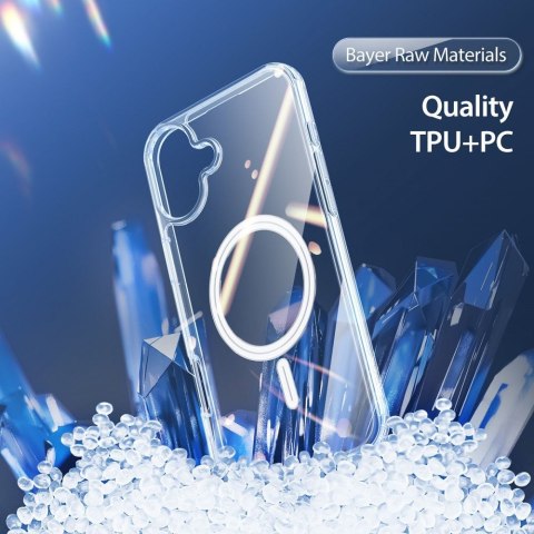 DUX DUCIS futerał CLIN MAG kompatybilny z MagSafe do IPHONE 16 Plus transparentny