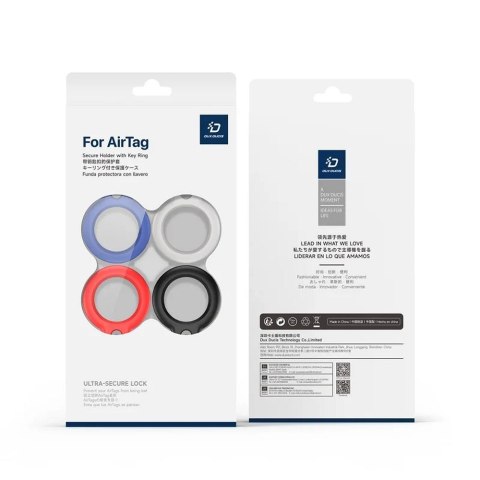DUX DUCIS futerał ochronny z plastiku na Apple AirTag (4 pak)