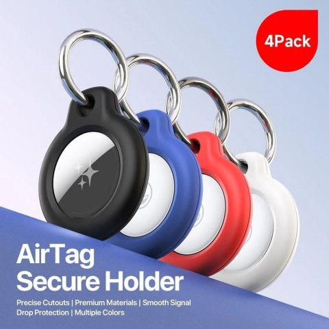 DUX DUCIS futerał ochronny z plastiku na Apple AirTag (4 pak)