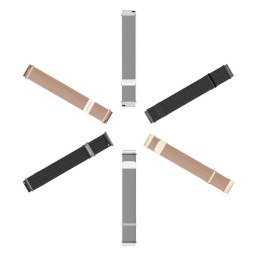 DUX DUCIS pasek MILANESE magnetyczny ze stali nierdzewnej 22 mm srebrny