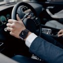 DUX DUCIS pasek MILANESE magnetyczny ze stali nierdzewnej do Apple Watch 38 / 40 / 41 mm czarny