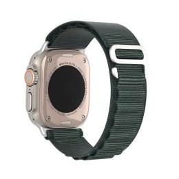 DUX DUCIS pasek GS nylonowy do Apple Watch 42 / 44 / 45 / 49 mm oliwkowy