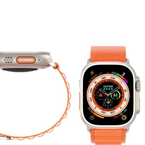 DUX DUCIS pasek GS nylonowy do Apple Watch 42 / 44 / 45 / 49 mm pomarańczowy