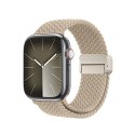 DUX DUCIS pasek MIXTURE PRO pleciony do Apple Watch 42 / 44 / 45 / 49 mm jasno beżowy