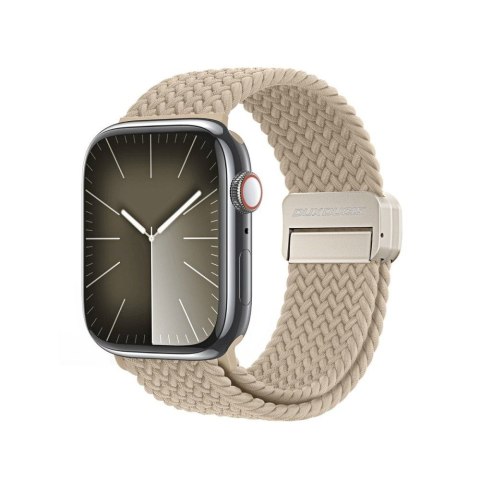 DUX DUCIS pasek MIXTURE PRO pleciony do Apple Watch 42 / 44 / 45 / 49 mm jasno beżowy