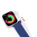 DUX DUCIS pasek MIXTURE PRO pleciony do Apple Watch 42 / 44 / 45 / 49 mm niebieski