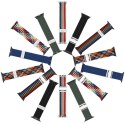 DUX DUCIS pasek MIXTURE PRO pleciony do Apple Watch 42 / 44 / 45 / 49 mm niebieski