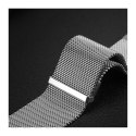 DUX DUCIS pasek MILANESE magnetyczny ze stali nierdzewnej 47 mm srebrny