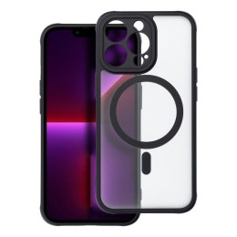 Futerał do iPhone 13 PRO Full Matte Mag Cover zgodny z MagSafe czarny