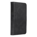 Etui z klapką na iPhone 12 / 13 / Samsung S6 / A5 2016 / Xcover 4 / S22 / Huawei P8 2017 Common Book rozmiar S czarne