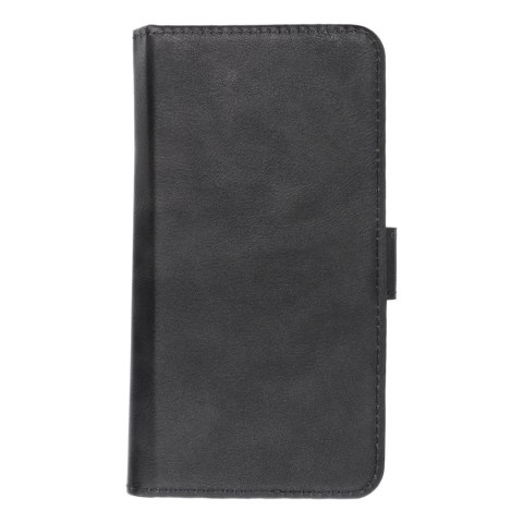 Etui z klapką na iPhone 12 / 13 / Samsung S6 / A5 2016 / Xcover 4 / S22 / Huawei P8 2017 Common Book rozmiar S czarne