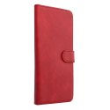 Etui z klapką na iPhone 12 / 13 / Samsung S6 / A5 2016 / Xcover 4 / S22 / Huawei P8 2017 Common Book rozmiar S czerwone