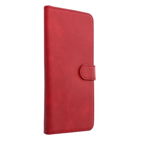 Etui z klapką na iPhone 12 / 13 / Samsung S6 / A5 2016 / Xcover 4 / S22 / Huawei P8 2017 Common Book rozmiar S czerwone