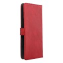 Etui z klapką na iPhone 12 / 13 / Samsung S6 / A5 2016 / Xcover 4 / S22 / Huawei P8 2017 Common Book rozmiar S czerwone