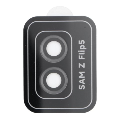 Osłona aparatu PROTECTOR 9H + aplikator do SAMSUNG FLIP 5 czarna