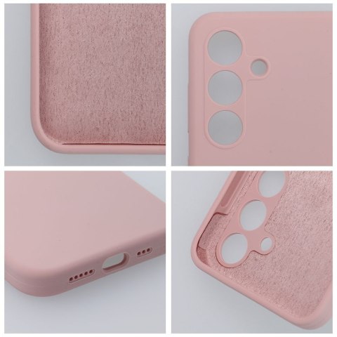 Futerał do Samsung S25 FE Silicone 2mm pudrowy róż