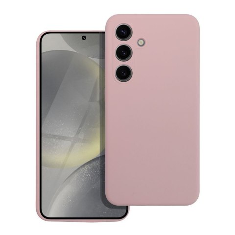 Futerał do Samsung S25 FE Silicone 2mm pudrowy róż