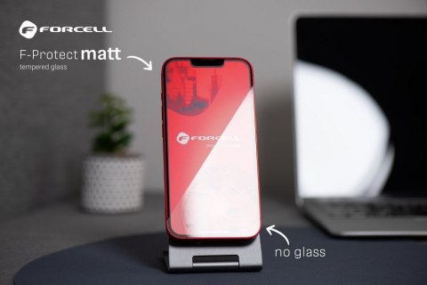 Szkło hartowane do iPhone 13 PRO MAX / 14 PLUS Forcell Matt Glass czarne