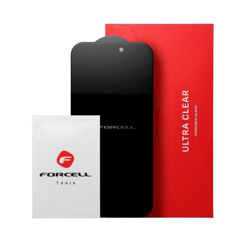 Szkło hartowane do iPhone 15 PRO Forcell Privacy Glass czarne