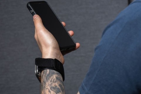 Pasek do Apple Watch Forcell F-Design FA05 rzep nylon 38 / 40 / 41 mm czarny