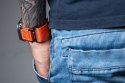 Pasek do Apple Watch Forcell F-Design FA05 rzep nylon 38 / 40 / 41 mm pomarańczowy