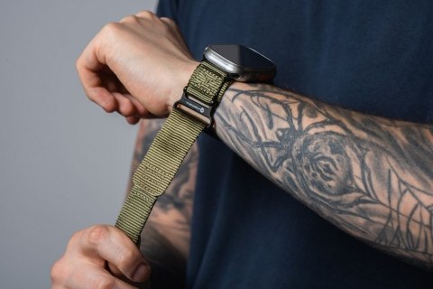Pasek do Apple Watch Forcell F-Design FA05 rzep nylon 38 / 40 / 41 mm zielony