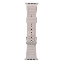 Pasek do Apple Watch Forcell F-Design FA06 dziurki silikon 42 / 44 / 45 / 49 mm biały