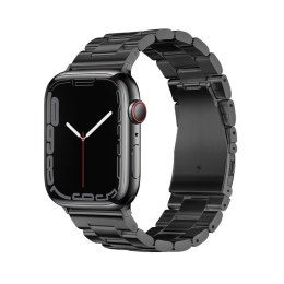Pasek do Apple Watch Forcell F-Design FA10 zatrzask stal 38 / 40 / 41 mm czarny