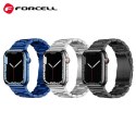 Pasek do Apple Watch Forcell F-Design FA10 zatrzask stal 38 / 40 / 41 mm czarny