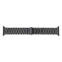 Pasek do Apple Watch Forcell F-Design FA10 zatrzask stal 42 / 44 / 45 / 49 mm czarny