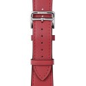 Pasek do Apple Watch Forcell F-Design FA20 dziurki skóra ekologiczna 42 / 44 / 45 / 49 mm czerwony