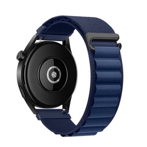 Pasek do Samsung Galaxy Watch Forcell F-Design FS05 sprzączka włókno poliestrowe 22 mm granatowy
