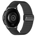Pasek do Samsung Galaxy Watch Forcell F-Design FS11 magnetyczny stal 20 mm czarny