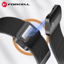 Pasek do Samsung Galaxy Watch Forcell F-Design FS11 magnetyczny stal 22 mm srebrny